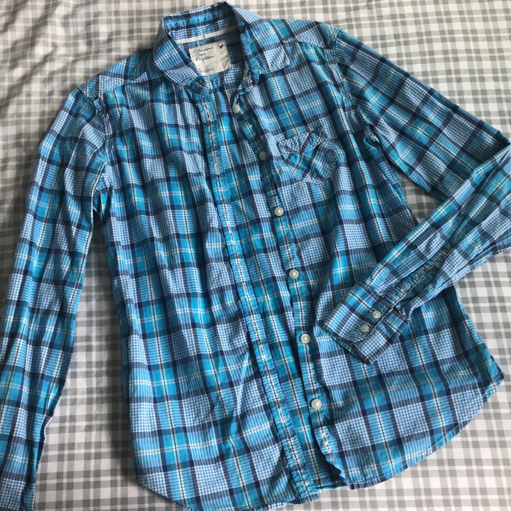Blue flannel